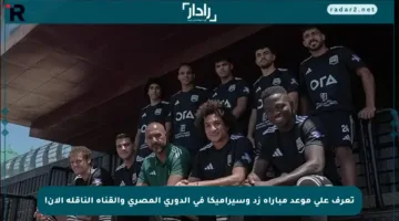 تعرف على موعد مباراة زد وسيراميكا في الدوري المصري والقناة الناقلة الآن!
